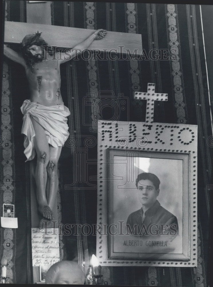 1970 Press Photo Alberto Gonnella, the Dead Nephew of Guiseppina Gonnella-Historic Images