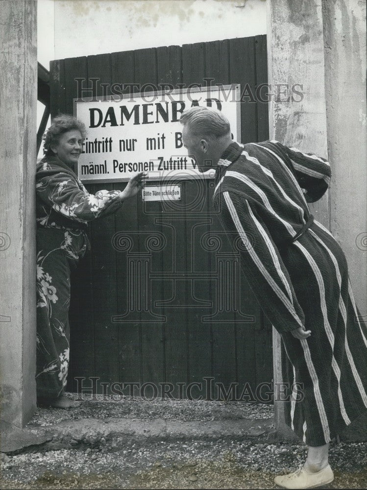 Press Photo Women's Bath at Jungborn Spa. Diez an der Lahn.-Historic Images