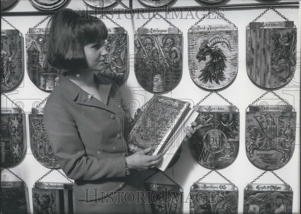 1967, Crests and Emblems at Frankfurt Fall Festival. - Historic Images