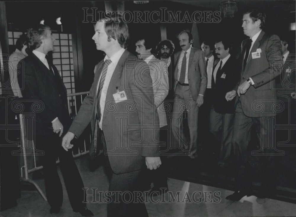 1983 Press Photo Walid Jumblatt, Lebanon politician, in Geneva. - Historic Images