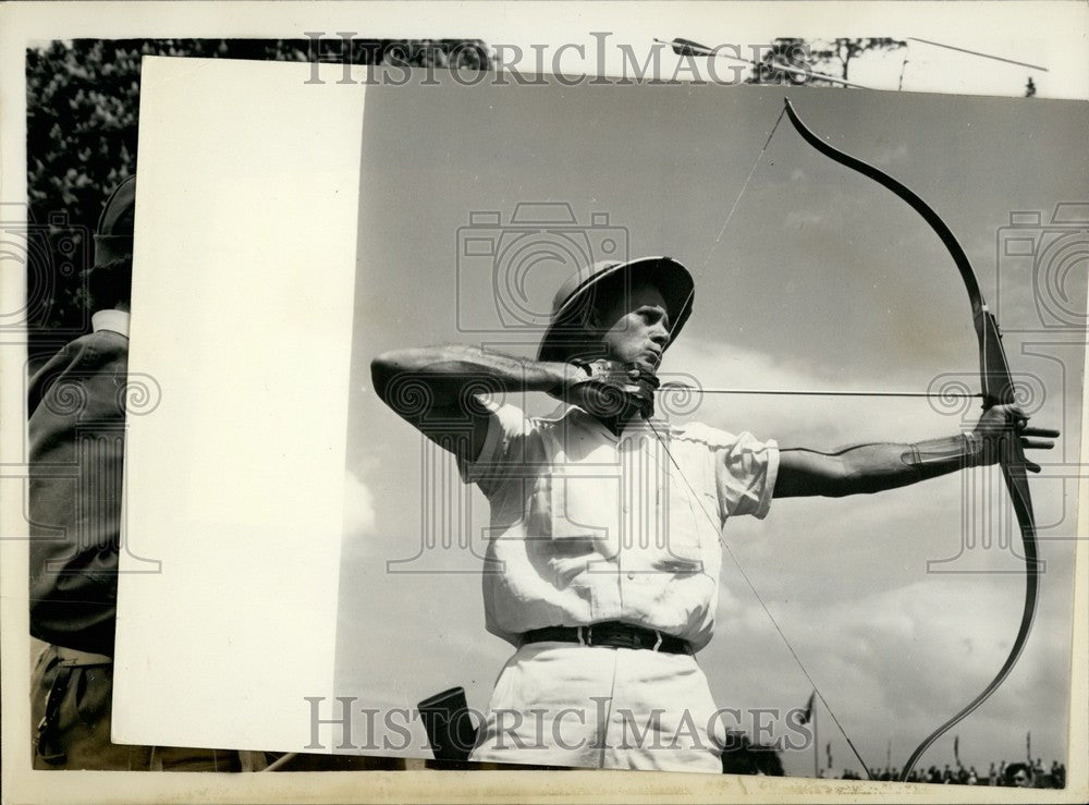 1956, Archery championships at Winchester, - Historic Images