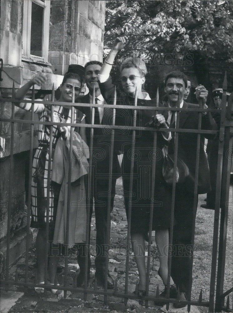 1962 Press Photo Bernard Barbance's Fiance Paule Riboulet - Historic Images