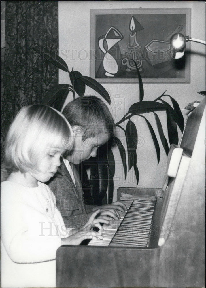 1966, Children Play Classical Music. Germany. - Historic Images