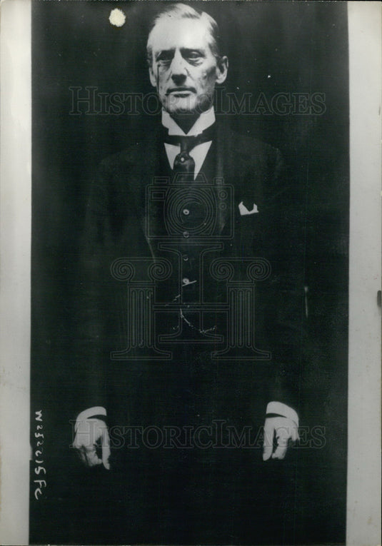 1922 Press Photo Unionist Leader and Lord Privy Seal Austen Chamberlain-Historic Images