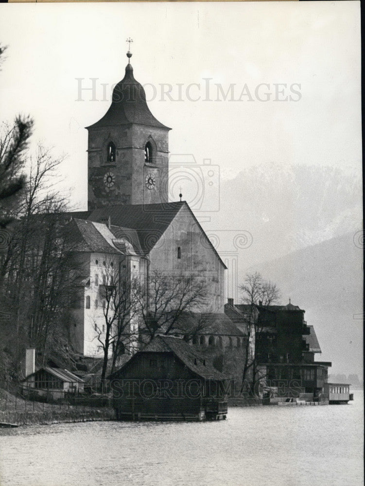 1956, Church of St. Wolfgang. Germany. - Historic Images