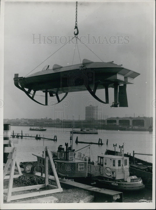 1952, Hybrid airplane/boat "Hydromobil" by Karl Schaper. - Historic Images