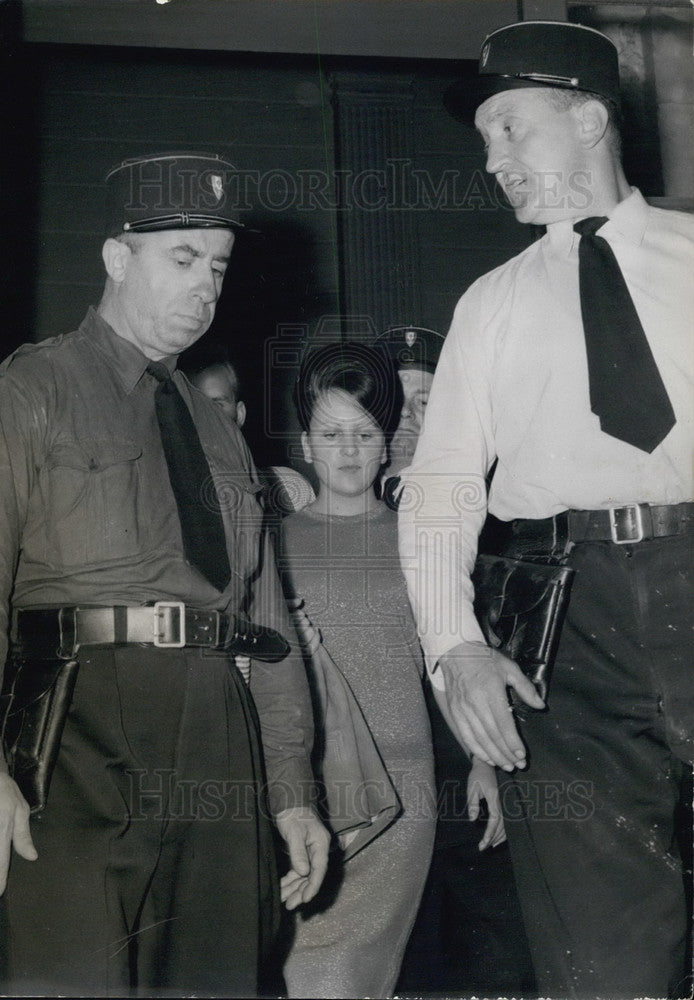 1961, Rolande Niemezyk Leaves Versailles Prison on Parole - Historic Images