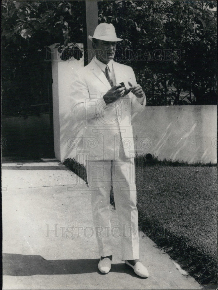 1964 Press Photo Jean Marais Ivory Coast Film Christian Jaque &quot;Man From Cocody&quot; - Historic Images