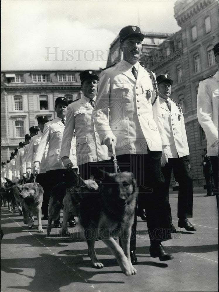 1968, The Paris Police Celebrate the Anniversary of the Liberation - Historic Images