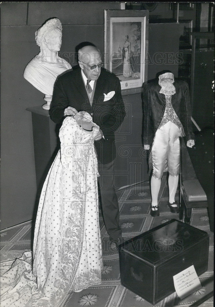 1963 Press Photo Relics of Napoleon at Invalides - Historic Images