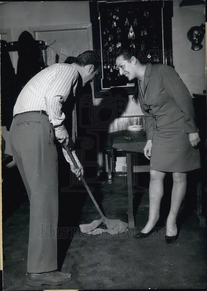 1970 Press Photo Dancer Margerit Braungart. Founder of Women's Political Party.-Historic Images