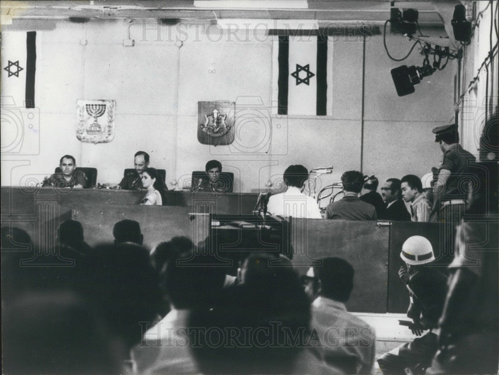 1972 Press Photo Trial of Tel Aviv Airport Murderer, Kozo Okamoto-Historic Images