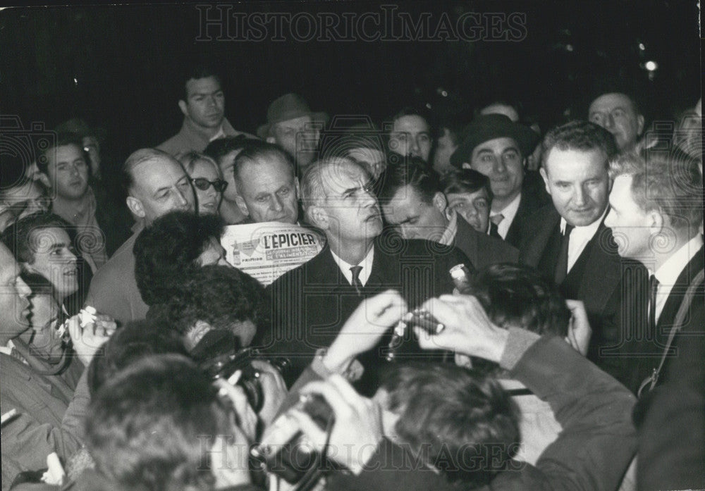 1961 Press Photo M.Gingember, delegate general of the confederation - Historic Images