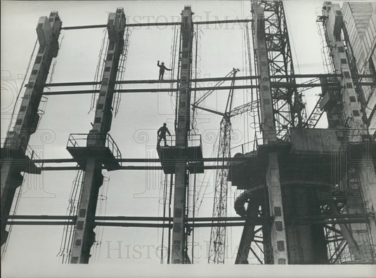 1982, Soviet Union Builds Atomic Energy Center - Historic Images