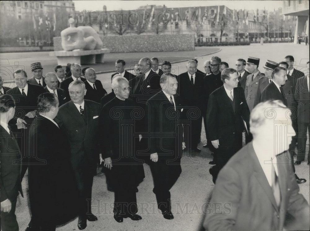 Press Photo Opening of the UNESCO Building - Historic Images