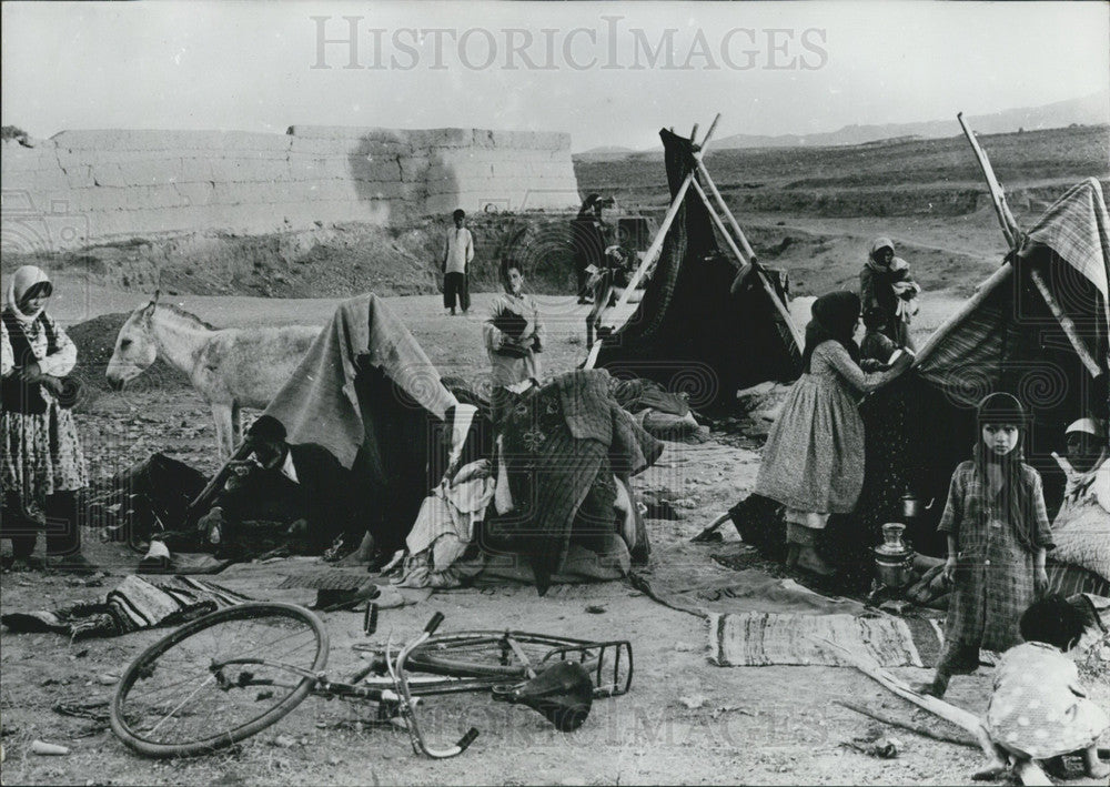 1962, Iranian Survivors of a Violent Earthquake - Historic Images