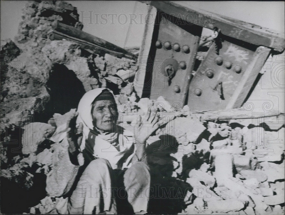 1962 Press Photo Iran in Ruins - Historic Images