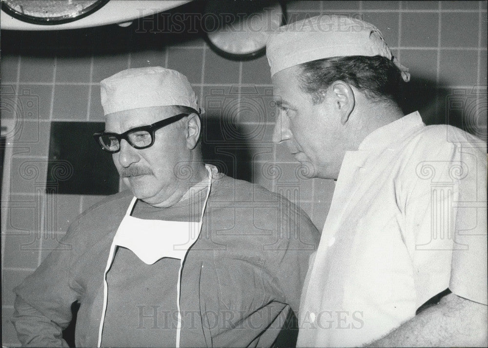 1969, Actors in film "Dr. med. Fabian - Lachen ist die beste Medizin" - Historic Images