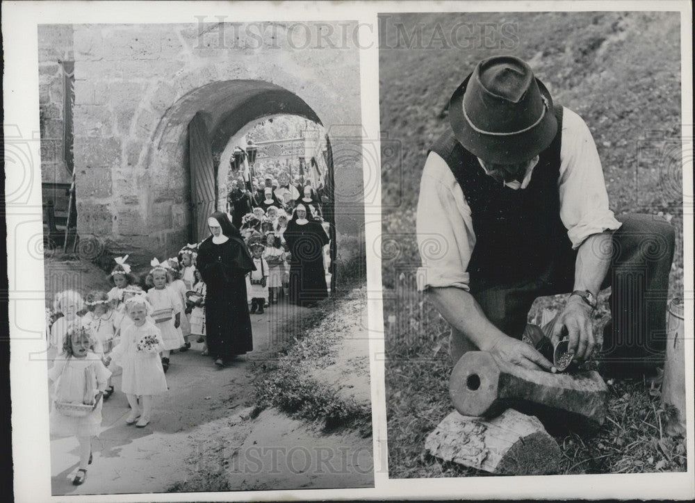 Press Photo Nuns & Children - Historic Images