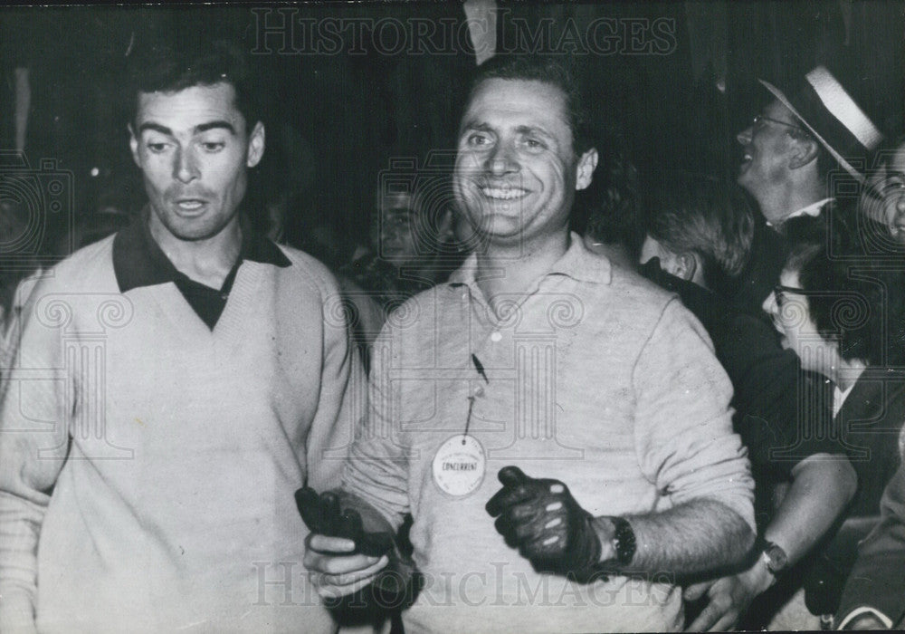 1960 Press Photo Rene Bartholoni After Qualifying Race-Historic Images
