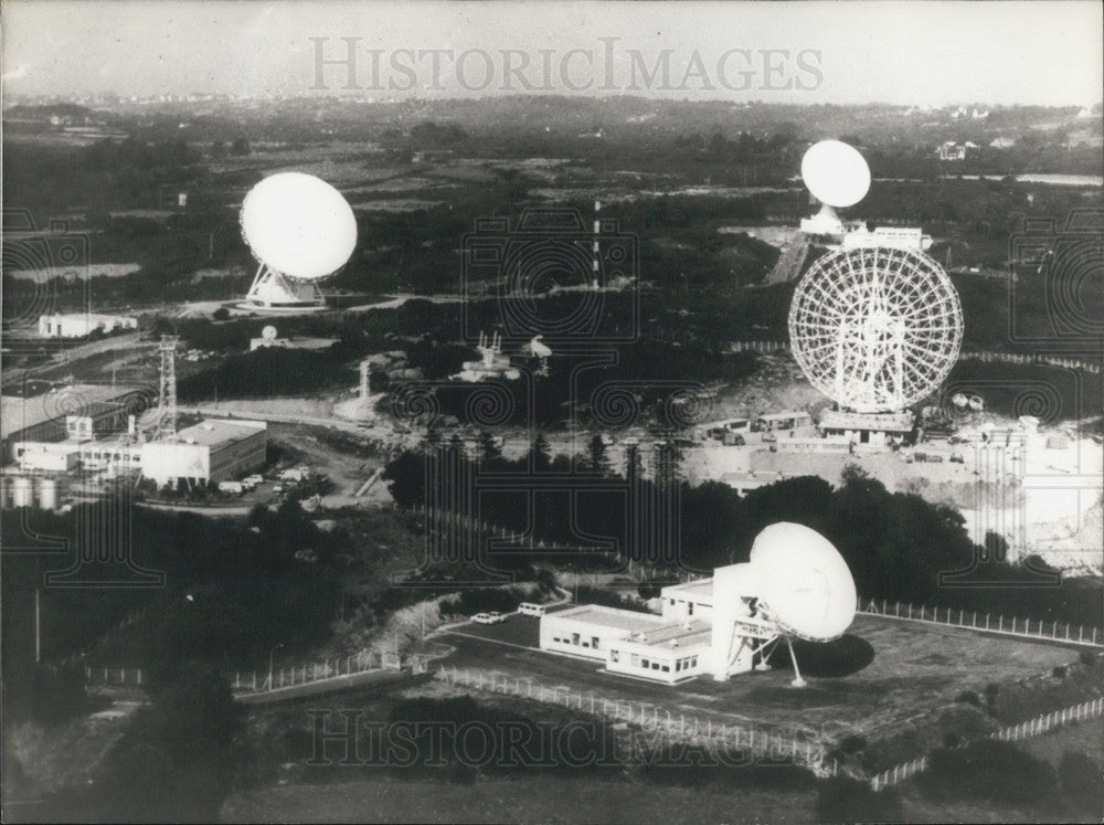 1976 Press Photo Fourth Giant Antennae at Pleumeur-Bodou - Historic Images