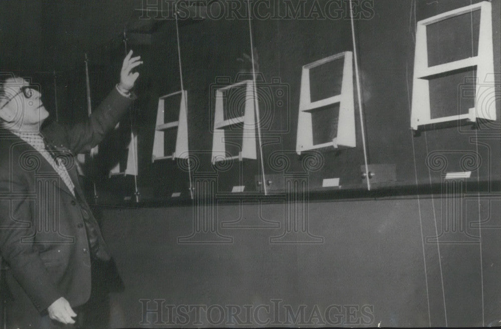 1966, Mr. Sala Curator Museum of Fine Art Besancon - Historic Images