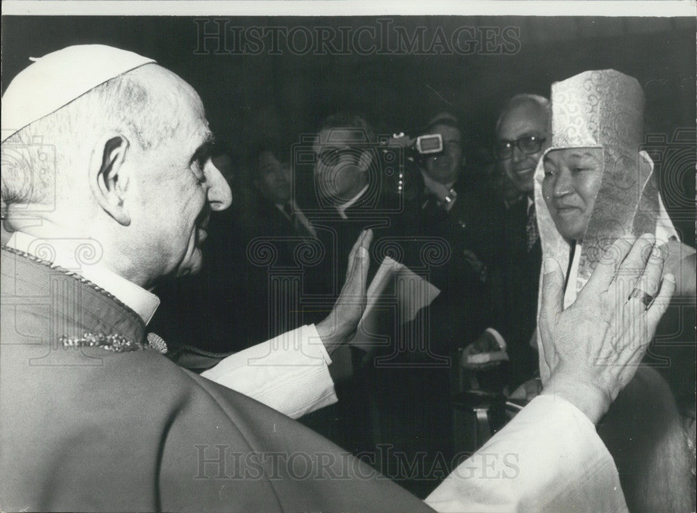 1977 Buddhist Priest at the Vatican - Historic Images