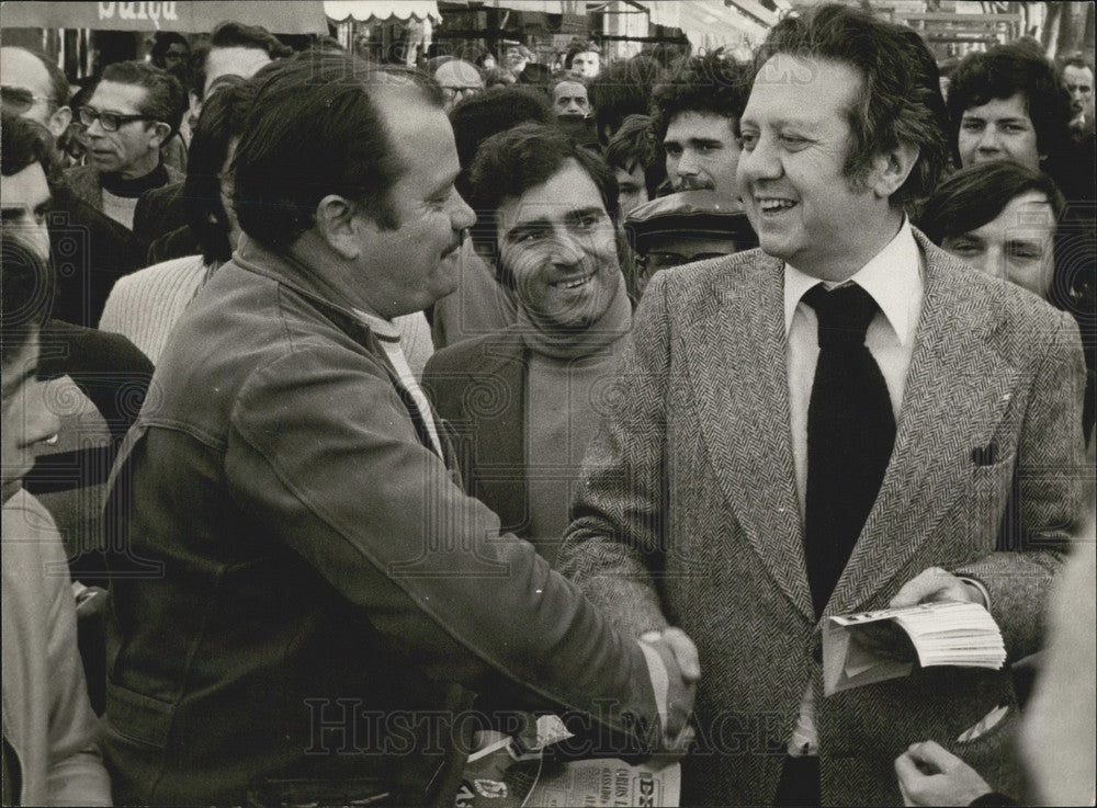 1975, Portugal Socialist Candidate Mario Soares Campaigns Lisbon - Historic Images