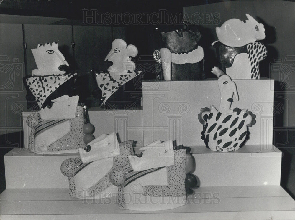 1985 Press Photo Ceramic Art in France - Historic Images