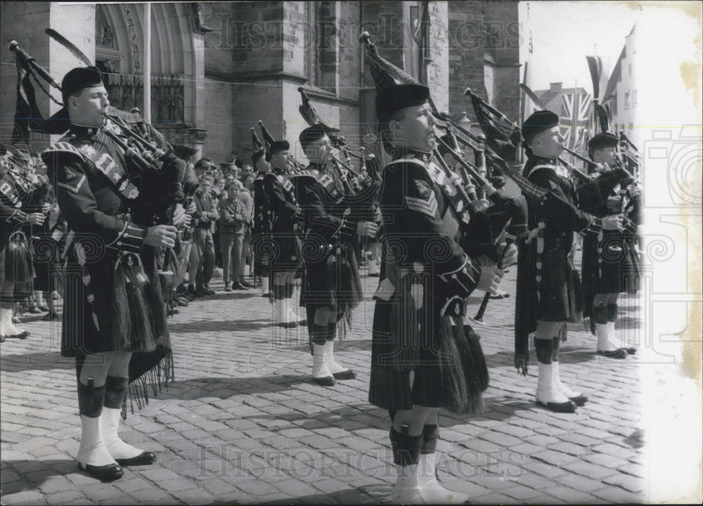 1966 Scottish Military. Great Britain-Germany Friendship. Osnabrueck - Historic Images