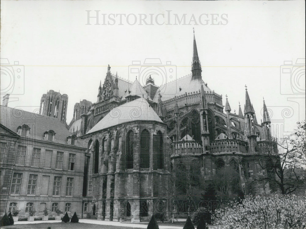 1971 Press Photo Reims Cathedral-Historic Images