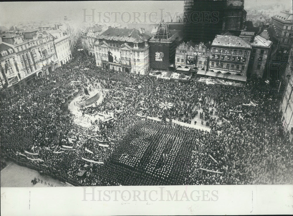 1978 Press Photo Thirtieth Anniversary Celebration of Czechoslovak Coup de tat - Historic Images