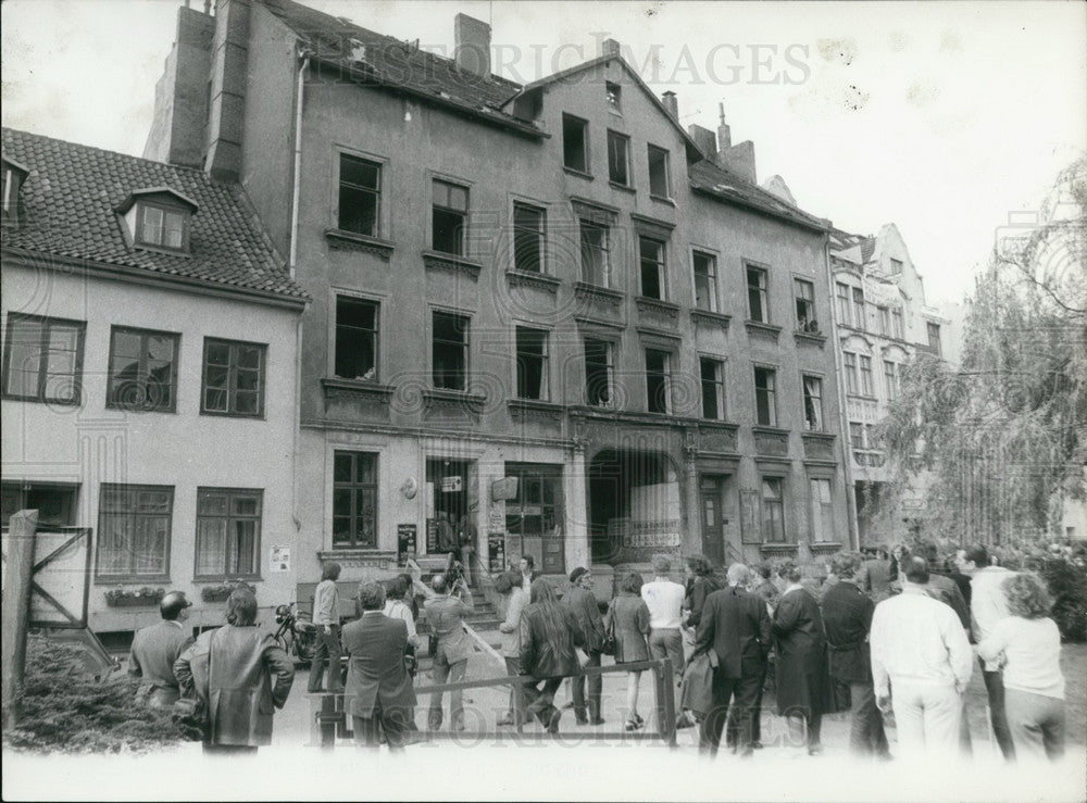 1973, The Occupied House in Eckhoffstrasse. - Historic Images
