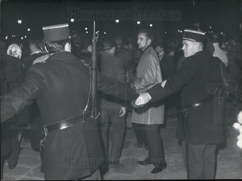 1965 Strike in Front of the U.S. Embassy in Paris - Historic Images