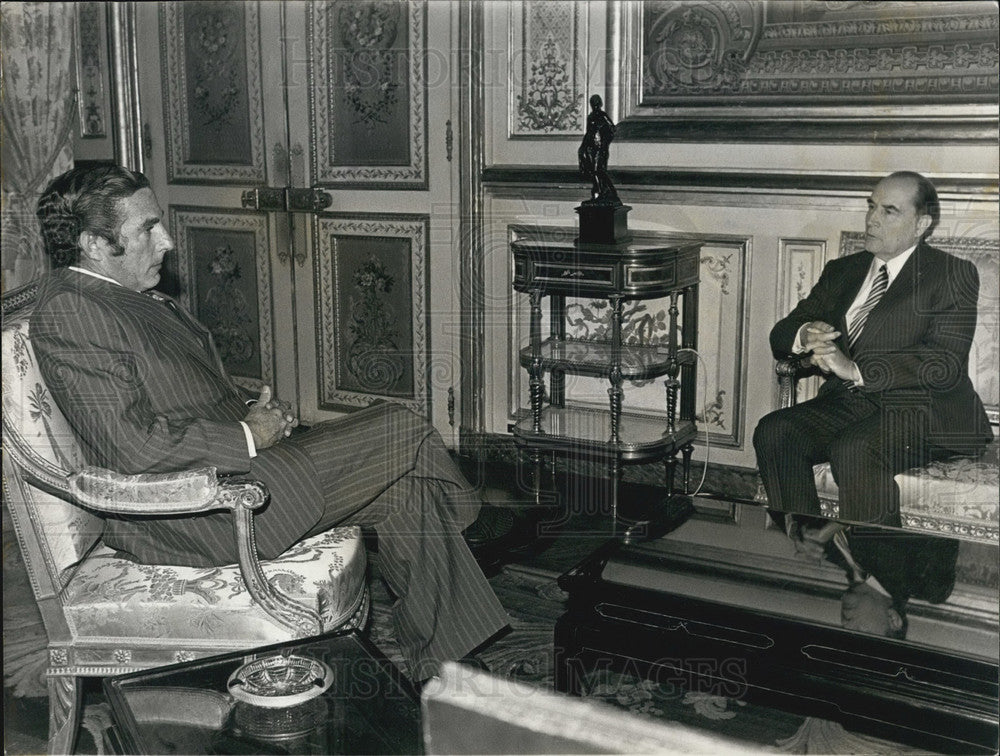 1982 President of Seychelles Visits Elysees Palace, Paris - Historic Images