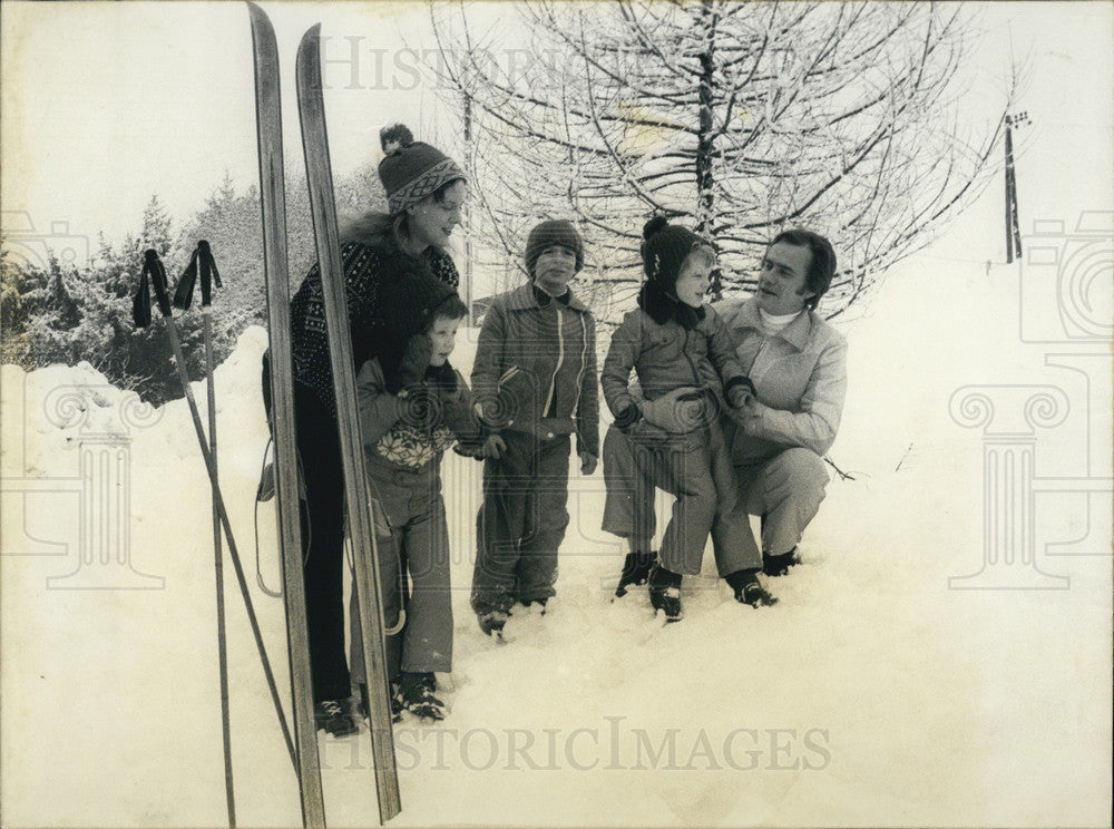 1974 Winter Vacation for the Danish Sovereigns - Historic Images