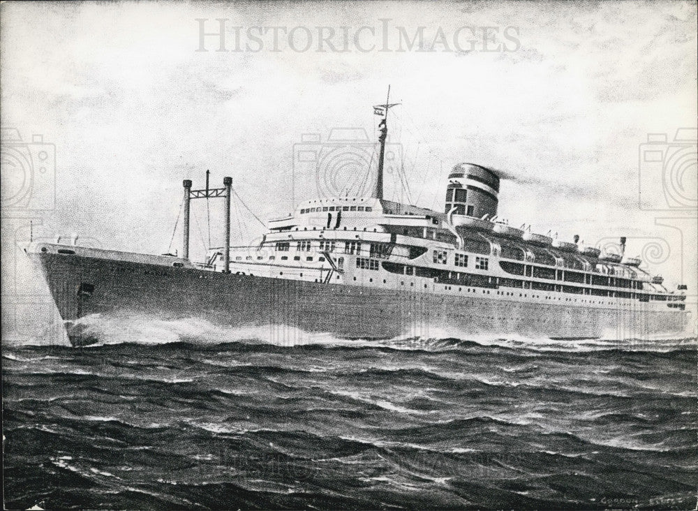 1960 Press Photo Mutiny Aboard Portuguese Oceanliner Santa Maria - Historic Images
