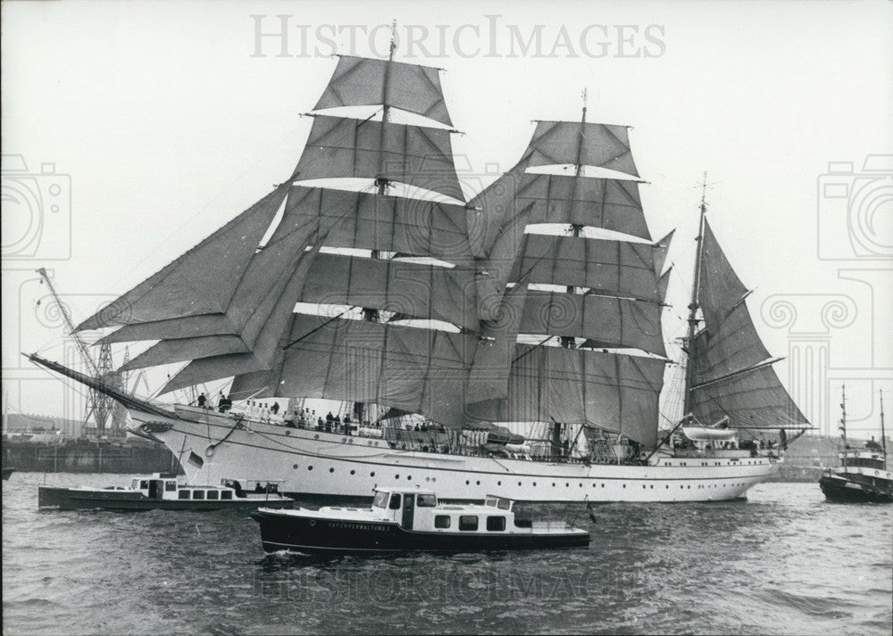 1968, German Training Vessel Gorch Fock. Hamburg - Historic Images