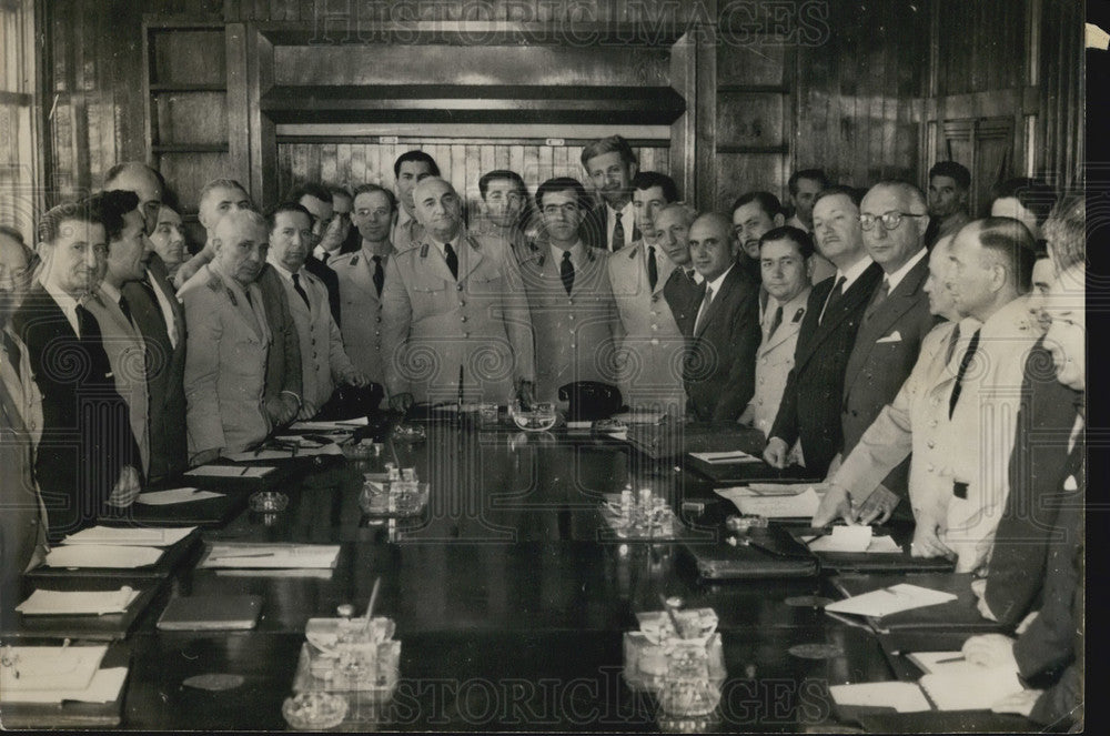1960 First Provisional Government Meeting Under General Gursel - Historic Images