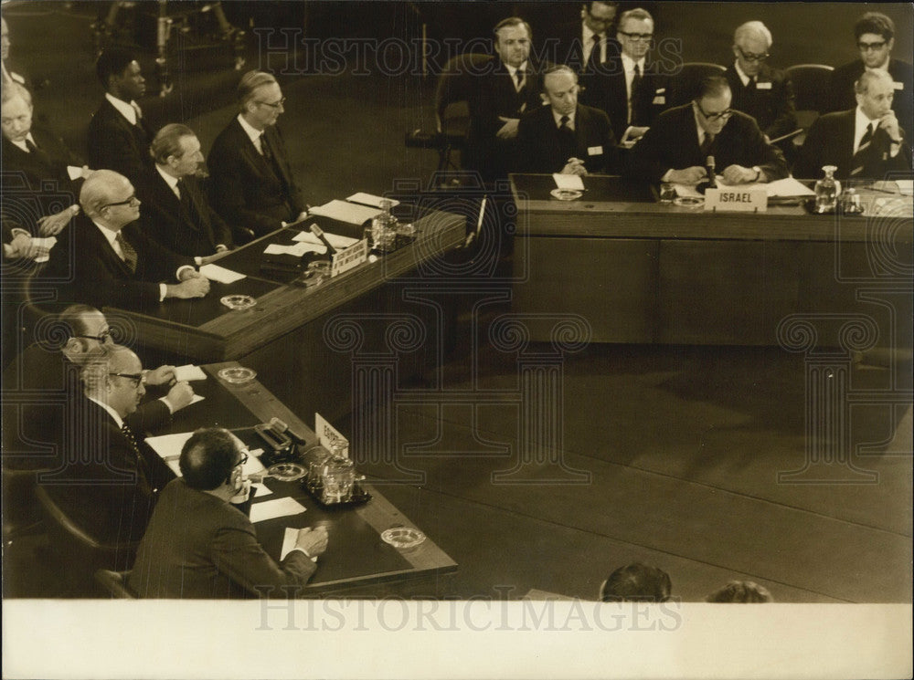 1973 Press Photo Geneva Peace Conference-Historic Images