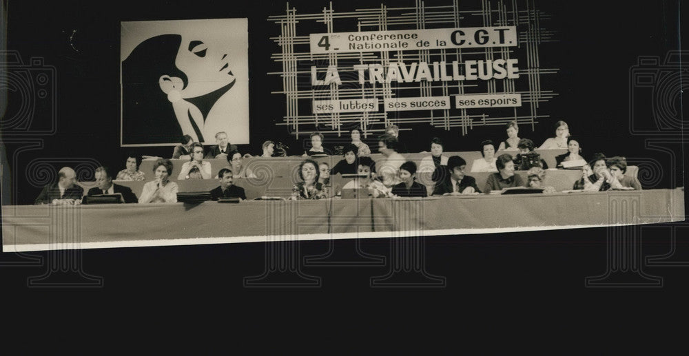 1970  CGT 4th National Conference Themed "Working Women" - Historic Images
