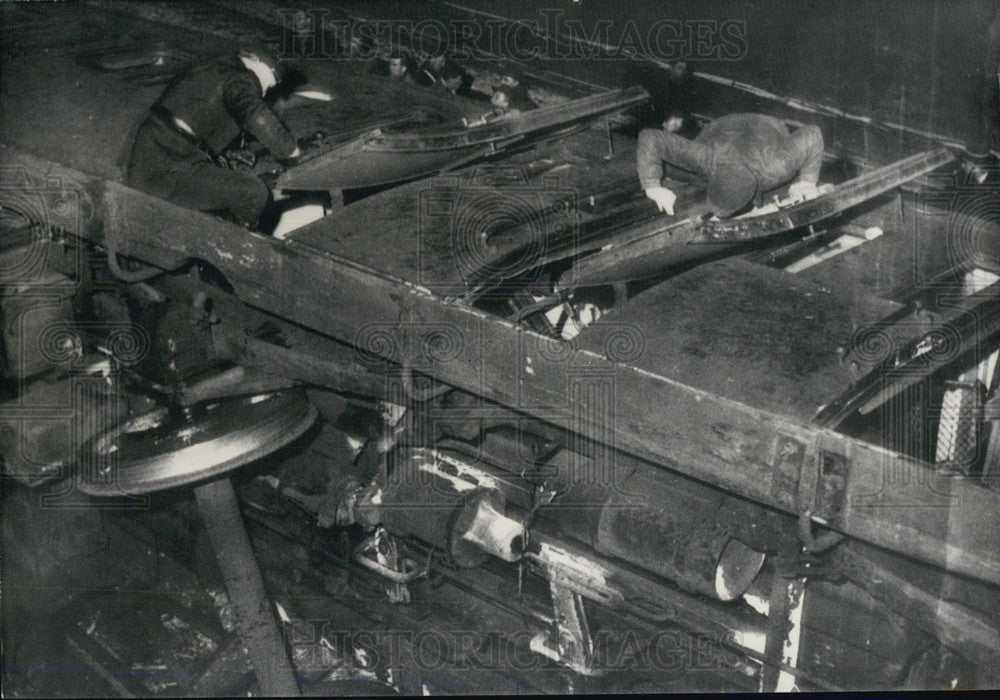 1960, Derailed Train Car Near Nancy: 4 Dead and 18 Injured - Historic Images