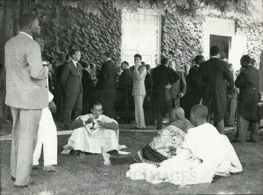 1964 Press Photo Reception at Elysees Palace for National Celebration-Historic Images