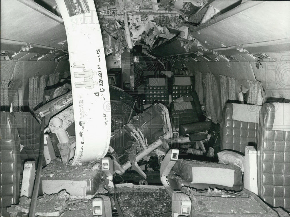 1974 Press Photo A Plane Explodes in Quimper - Historic Images