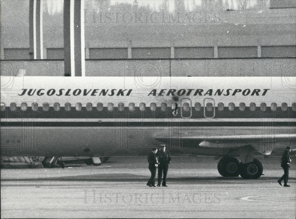 1975 Yugoslavian Plane Shot by a Bazooka at Orly Airport - Historic Images