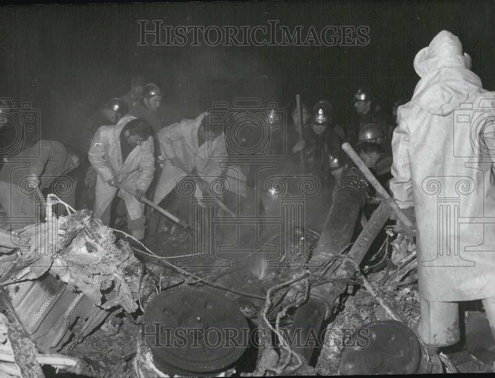 1962, Hungarian Plane En Route to Budapest Crashes Near Bouget France - Historic Images