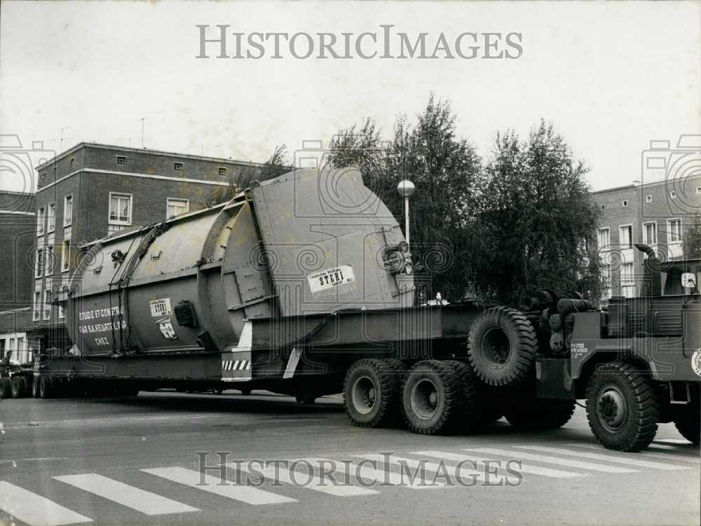 1970 Giant 58 Ton Oven Made in Ennery Headed to Martinique - Historic Images