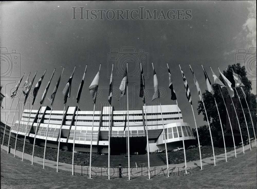 1984 Press Photo Nine Countries of European Assembly Meet in Strasbourg, France - Historic Images