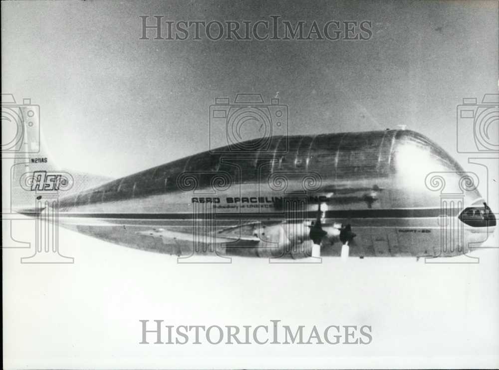 1971 Press Photo Airbus Cargo Plane "Super Guppy 201" - Historic Images