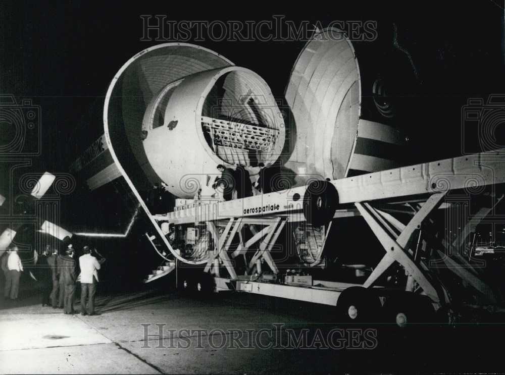 1971 Press Photo First Part of Building the Engine of an Airbus-Historic Images